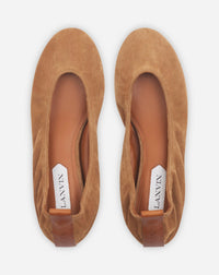 Ballerine avec suede - Marron