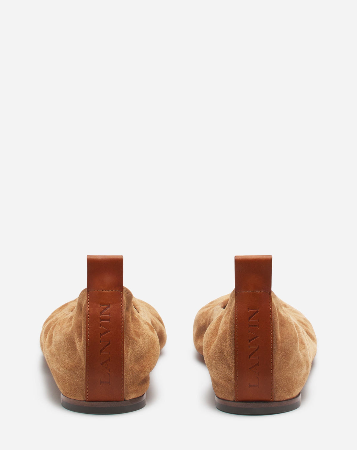 Ballerine avec suede - Marron