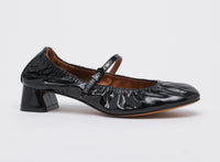 Ballerine a boucle a talon - Noir