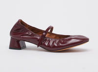 Ballerine a boucle a talon - Bordeaux
