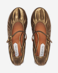 Ballerine a boucle a talon - Bronze