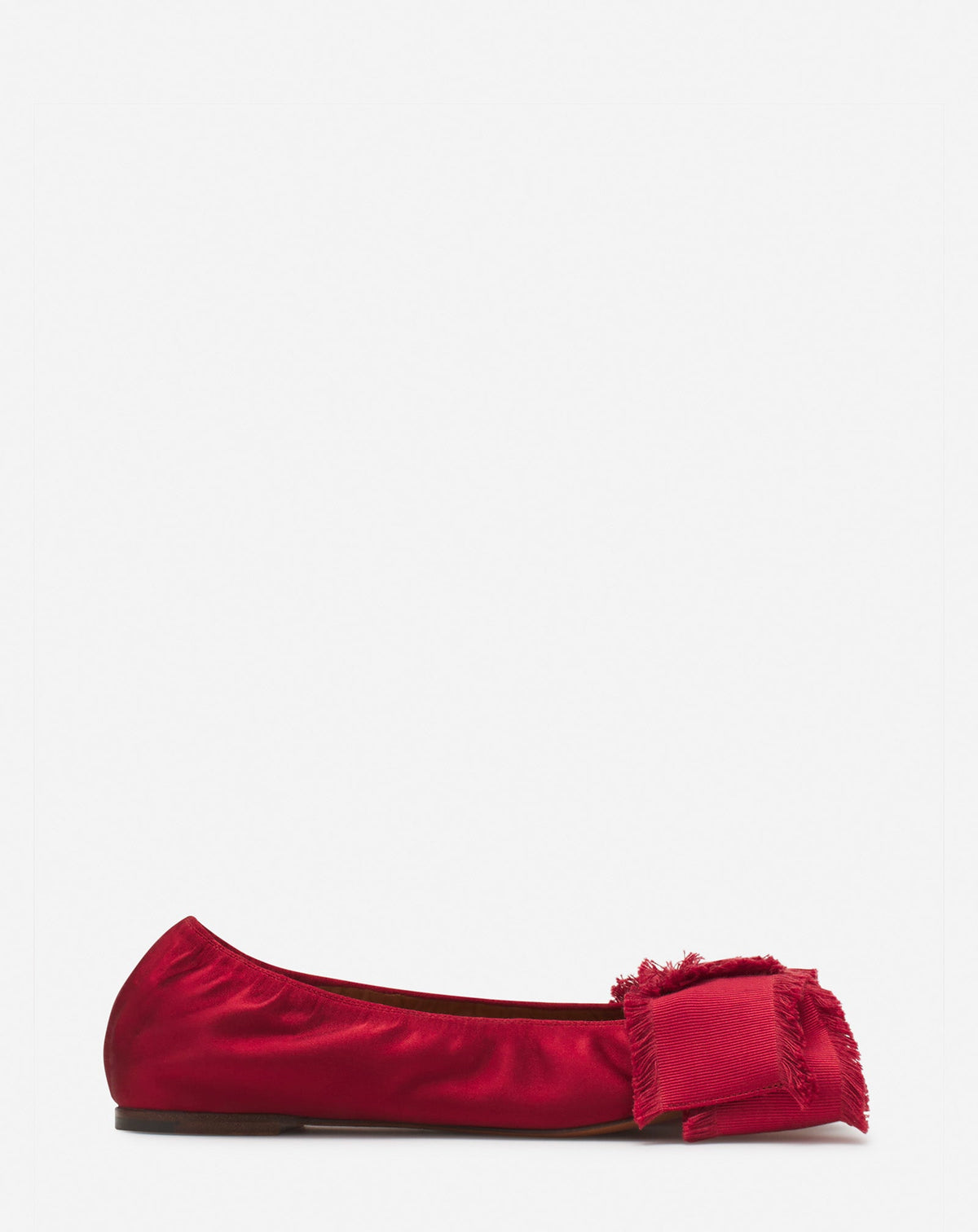 Ballerine avec archet - Carmin