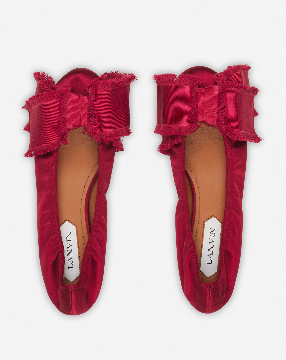 Ballerine avec archet - Carmin
