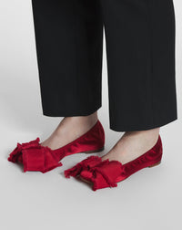 Ballerine avec archet - Carmin