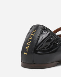 Ballerines à bloucle en cuir - Noir
