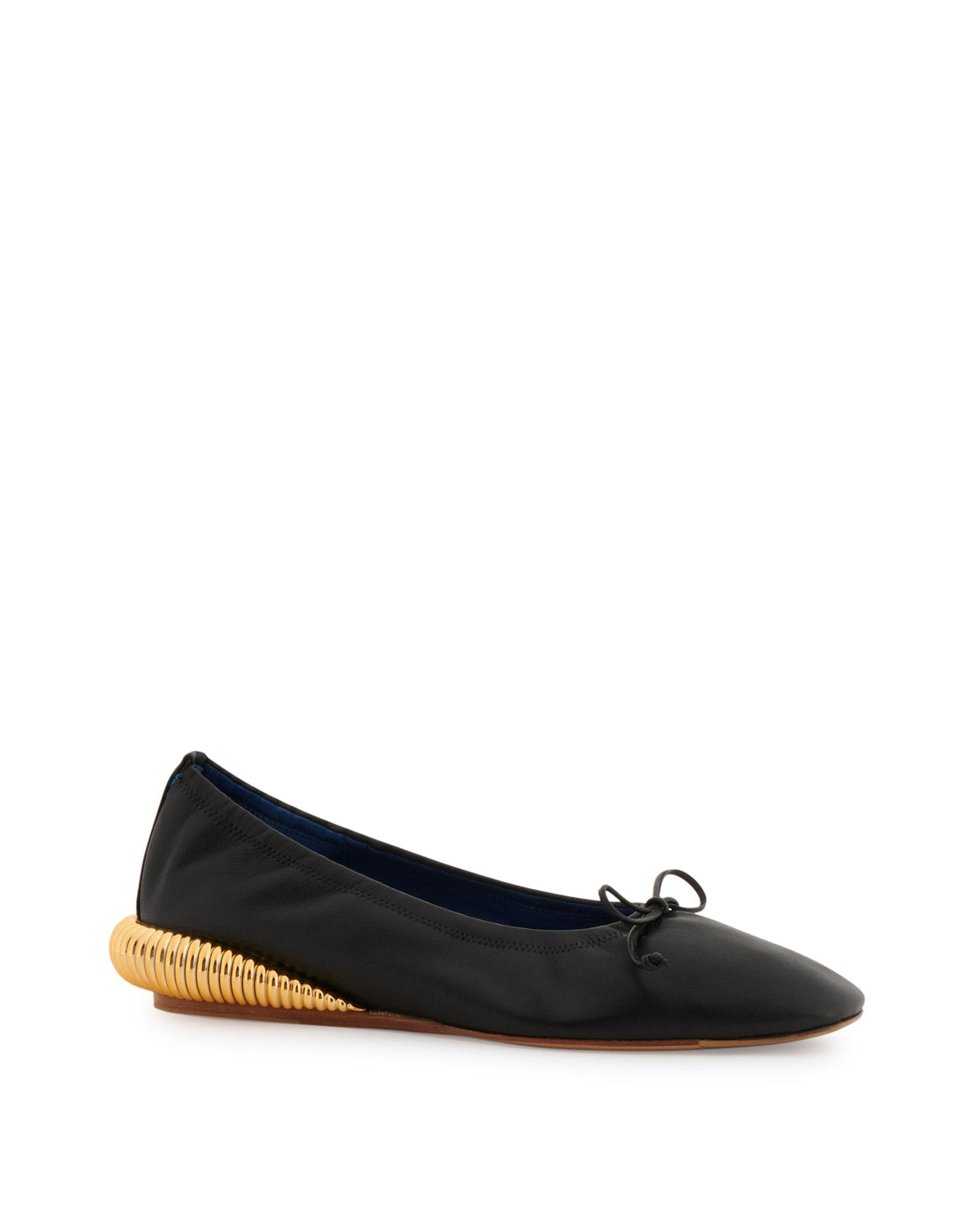 Leather Bumper ballerinas - Black