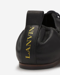 Chausson a lacets - Noir