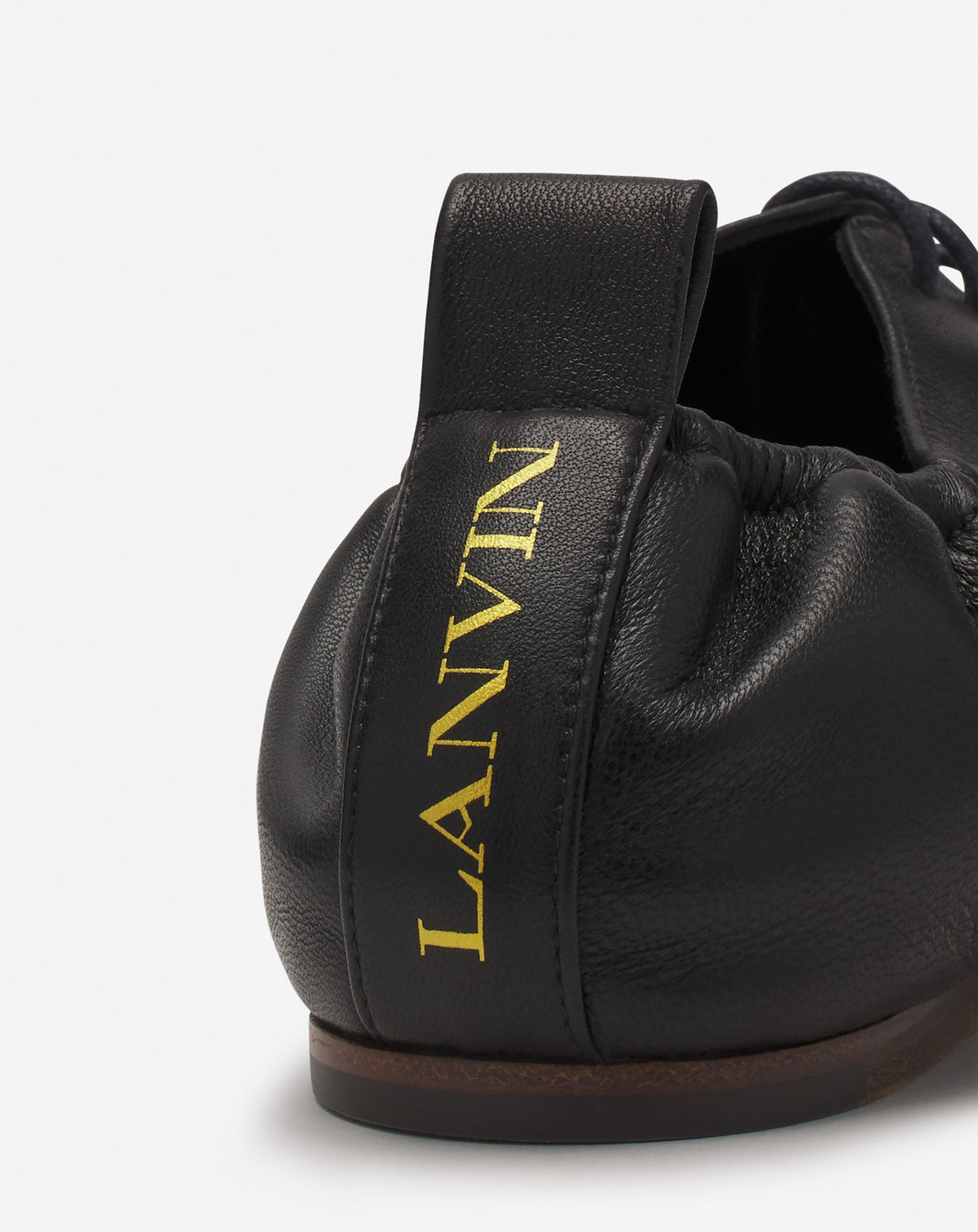Chausson a lacets - Noir