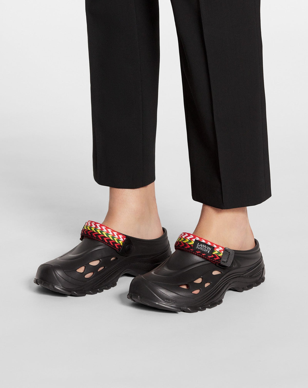 Mules Curb Lanvin x Suicoke - Noir