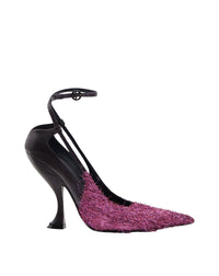 Escarpins Rita 105 en cuir - Rose Fluo