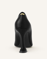 Escarpin noeud 100mm - Noir