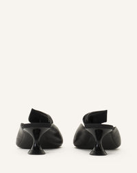 Escarpin noeud talon kitten 50mm - Noir