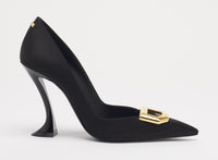 Escarpin a boucle 100mm - Noir