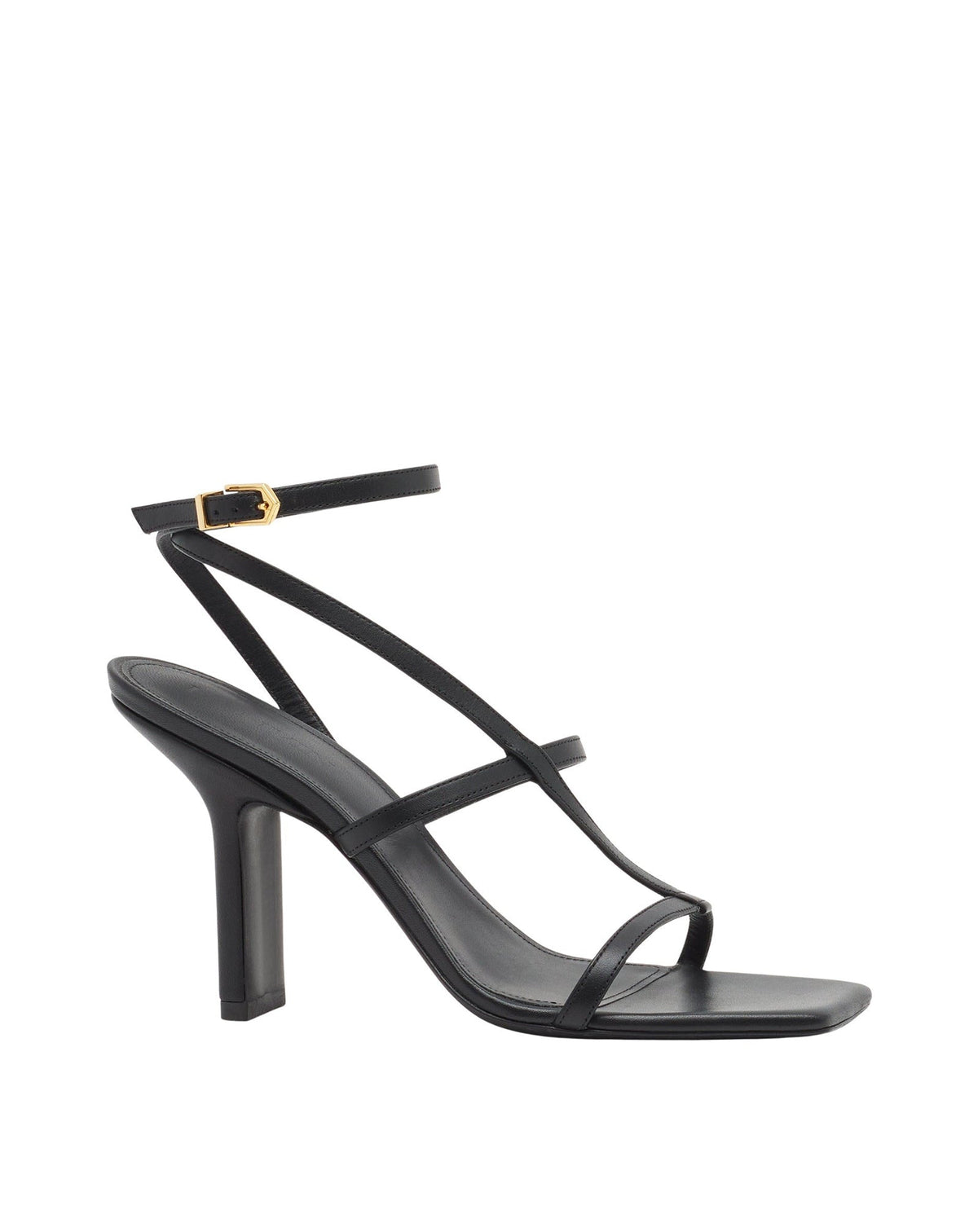 Sandale a talon - Noir