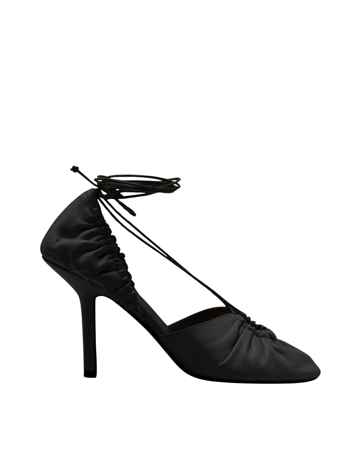 Sandale a talon 95mm - Noir