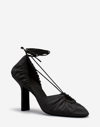 Sandale a talon 95mm - Noir