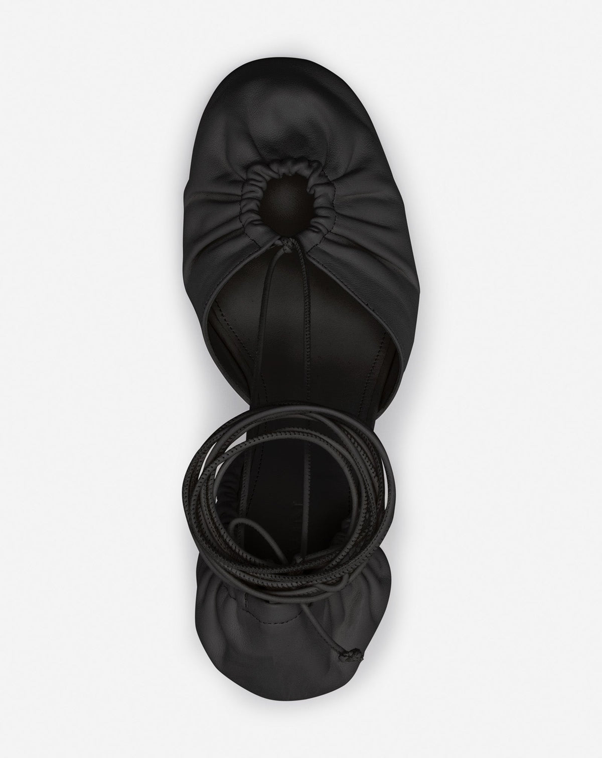 Sandale a talon 95mm - Noir