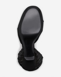 Sandale a talon 95mm - Noir