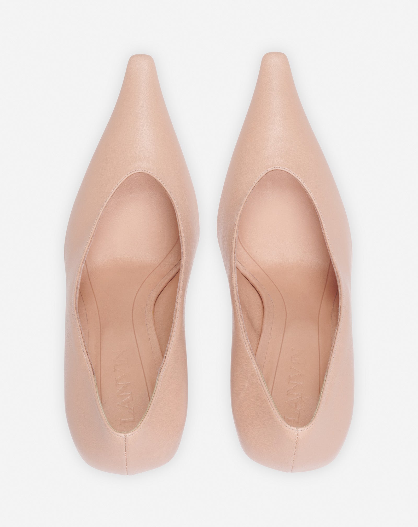 Escarpins Swing 95 en cuir - Abricot Pastel