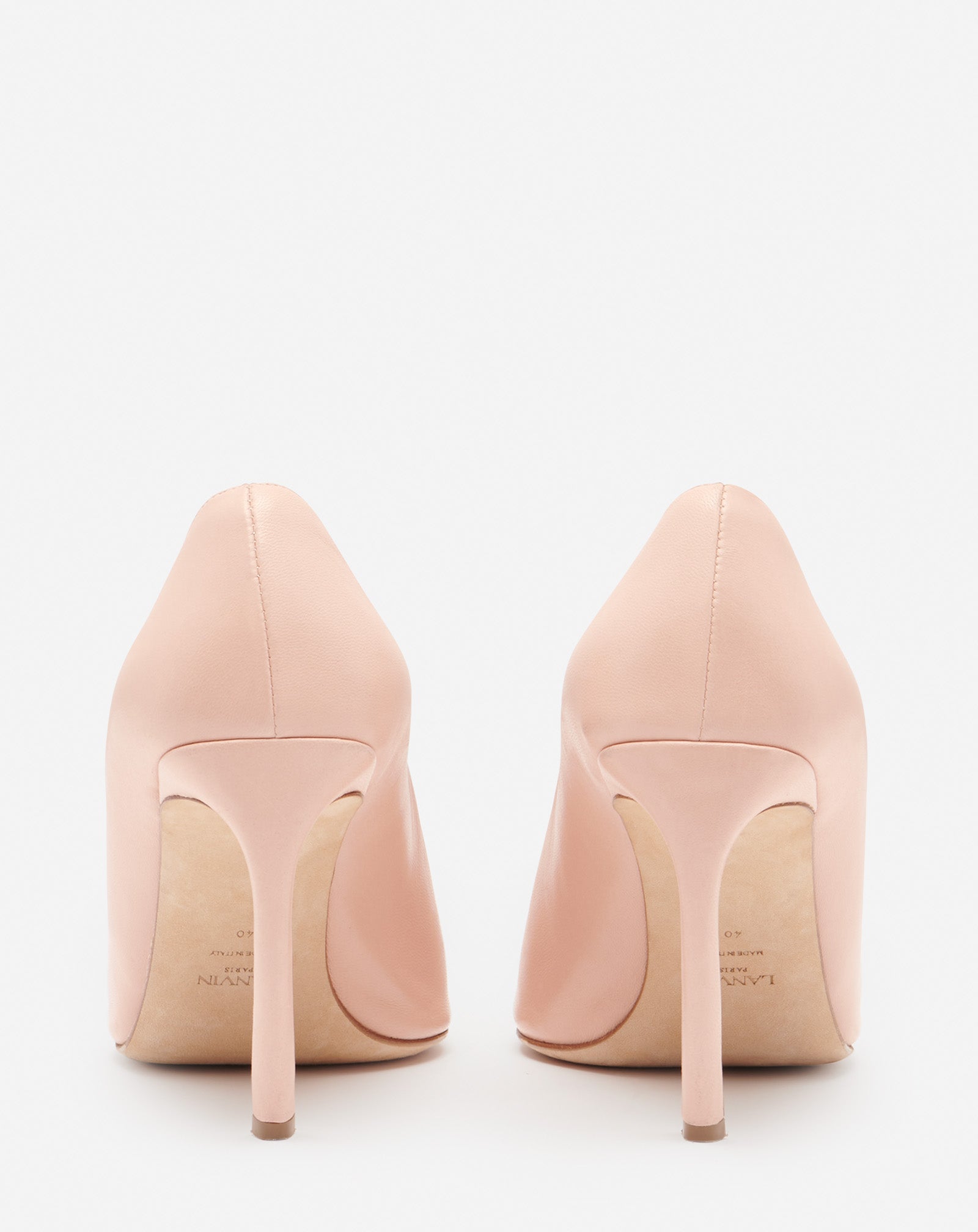Escarpins Swing 95 en cuir - Abricot Pastel