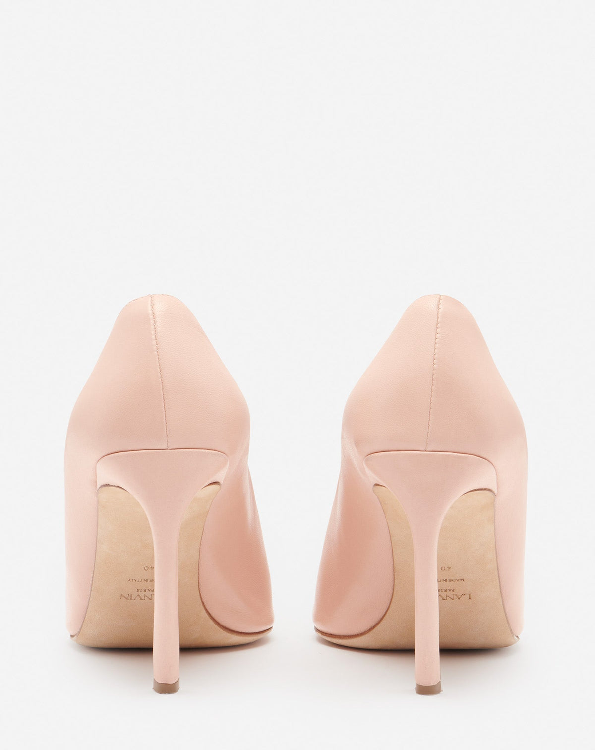 Escarpins Swing 95 en cuir - Abricot Pastel
