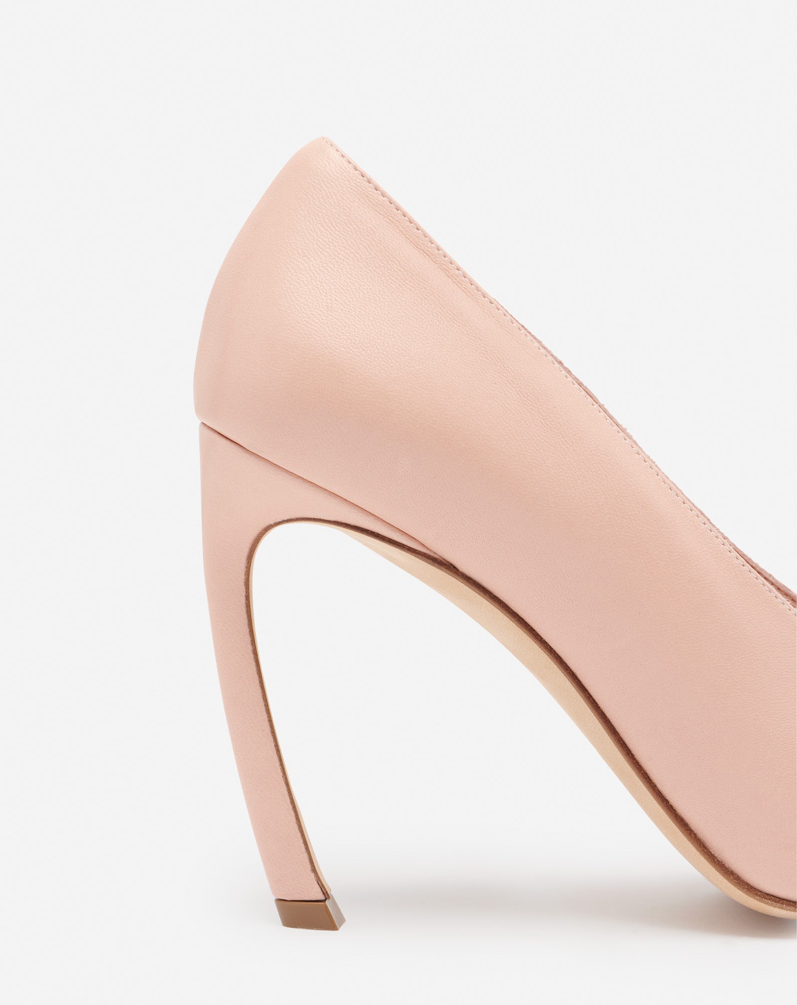 Escarpins Swing 95 en cuir - Abricot Pastel
