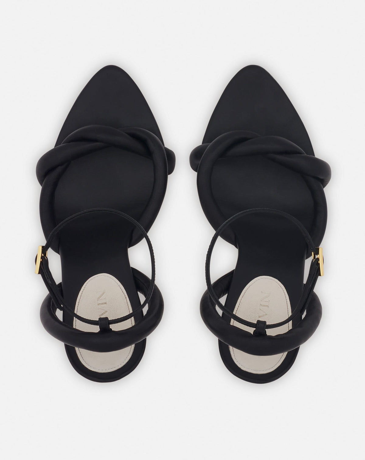 Sandales avec brides 110 en cuir - Noir