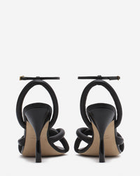 Sandales avec brides 110 en cuir - Noir