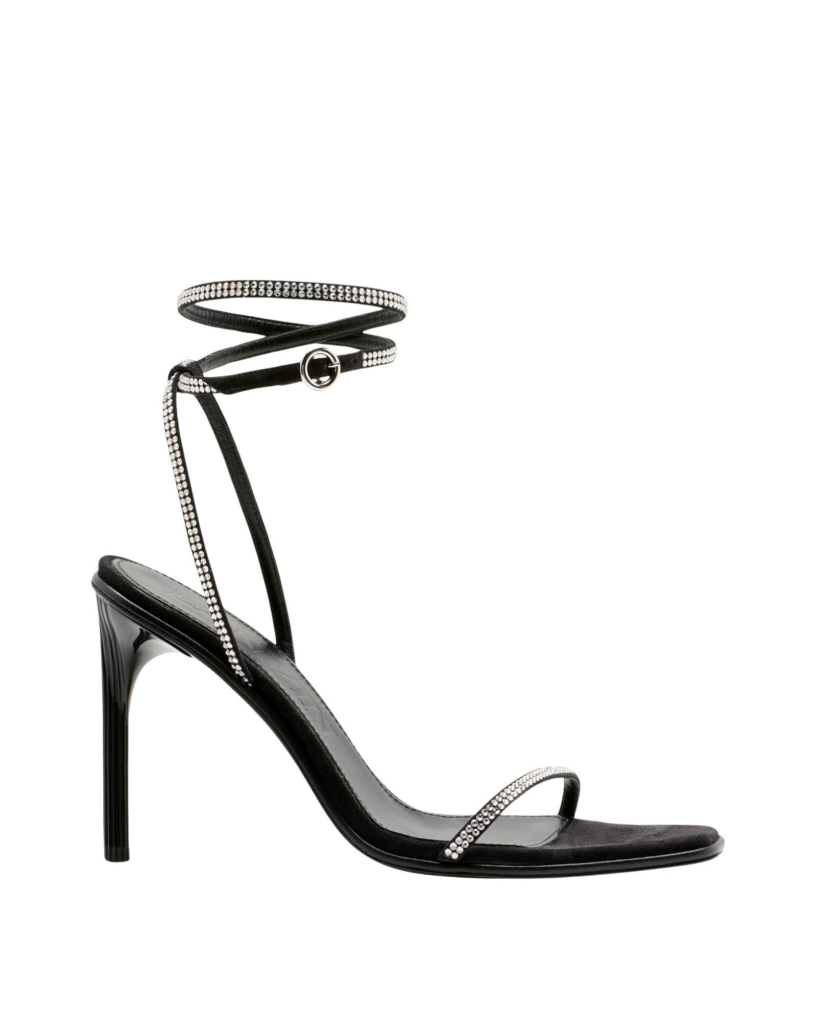Sandales Arpe 90 en strass - Argent