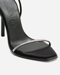 Sandales Arpe 90 en strass - Argent
