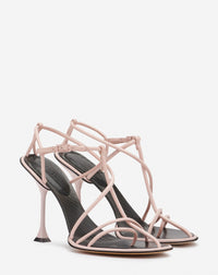Sandales à talons 110 en cuir - Rose & Rose