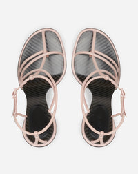 Sandales à talons 110 en cuir - Rose & Rose