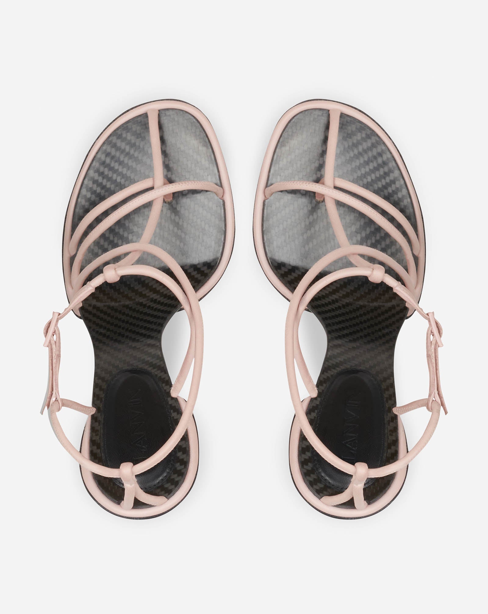 Sandales à talons 110 en cuir - Rose & Rose