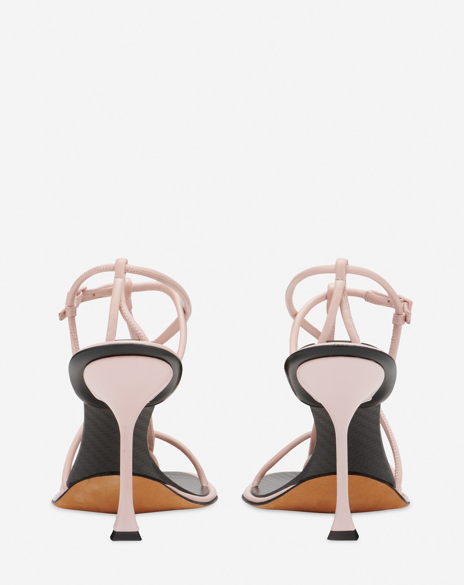 Sandales à talons 110 en cuir - Rose & Rose