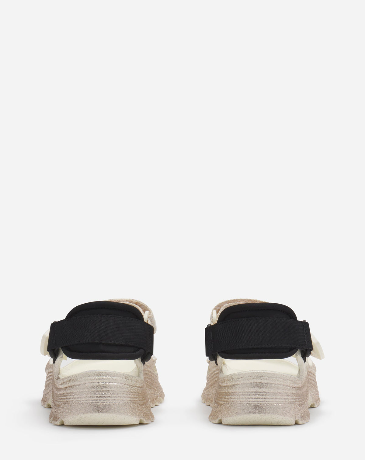 Sandales Curb Lanvin x Suicoke - Or & Beige Clair