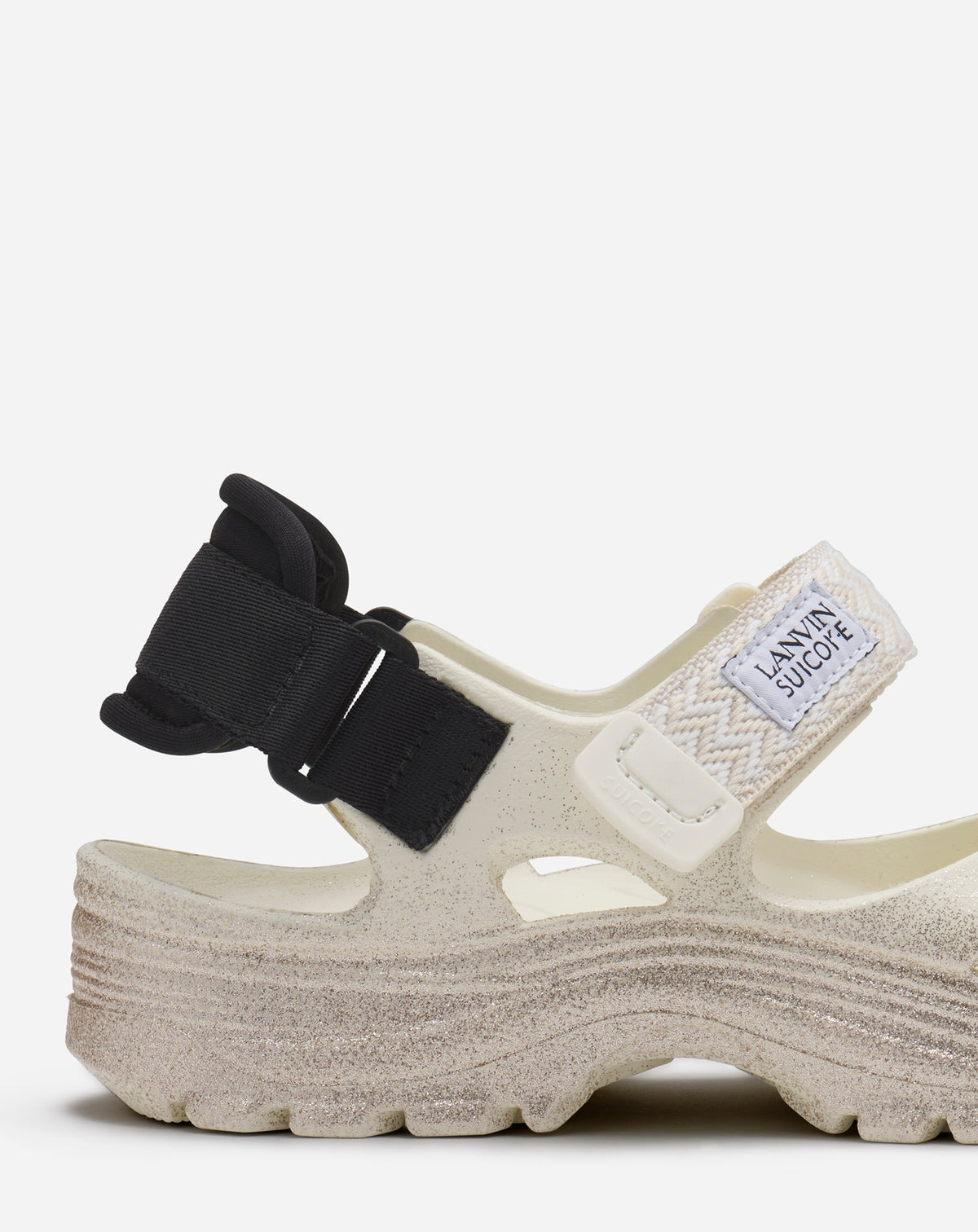 Sandales Curb Lanvin x Suicoke - Or & Beige Clair