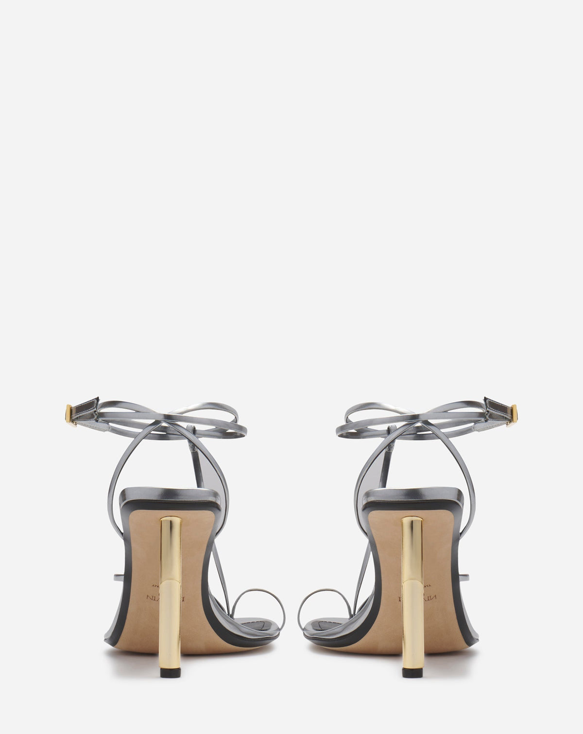 Sandales 95 en cuir - Argent