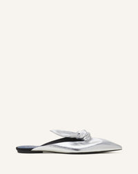 Mule plate noeud - Argent