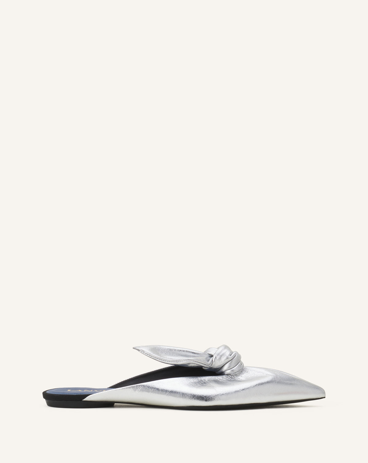Mule plate noeud - Argent