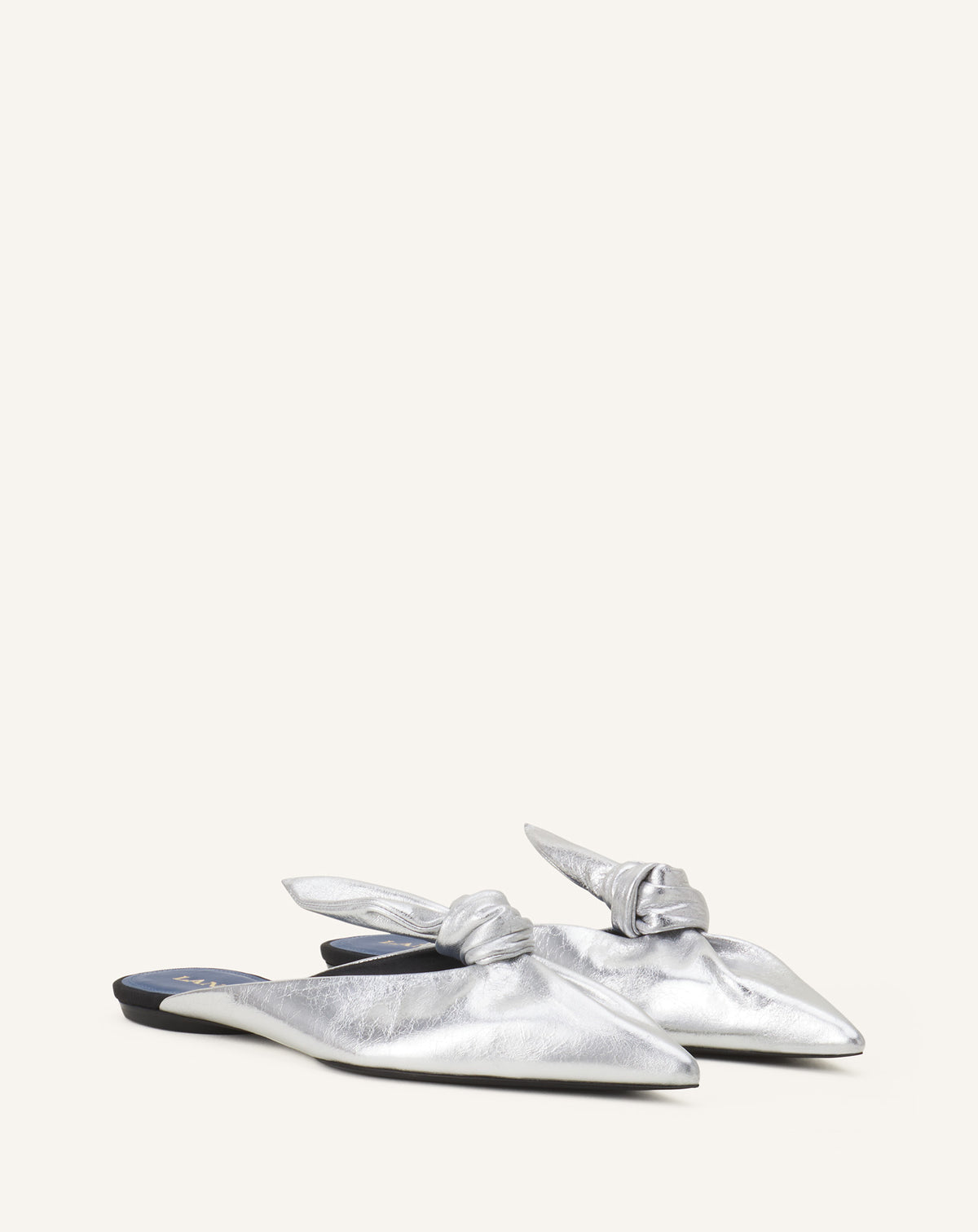 Mule plate noeud - Argent