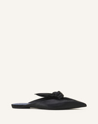 Mule plate noeud - Noir
