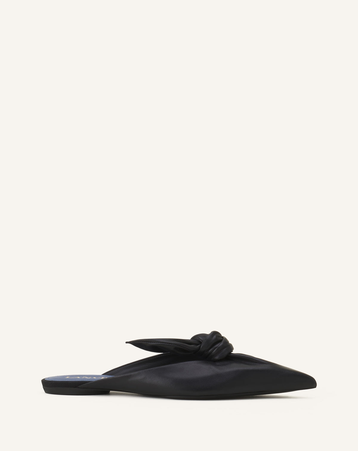 Mule plate noeud - Noir