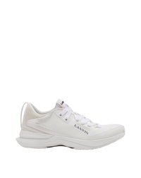 Baskets runner Lanvin en tissu - Blanc & Blanc