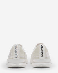 Baskets runner Lanvin en tissu - Blanc & Blanc