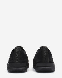 Baskets runner Lanvin en tissu - Noir & Noir