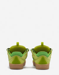Baskets Curb en cuir - Vert