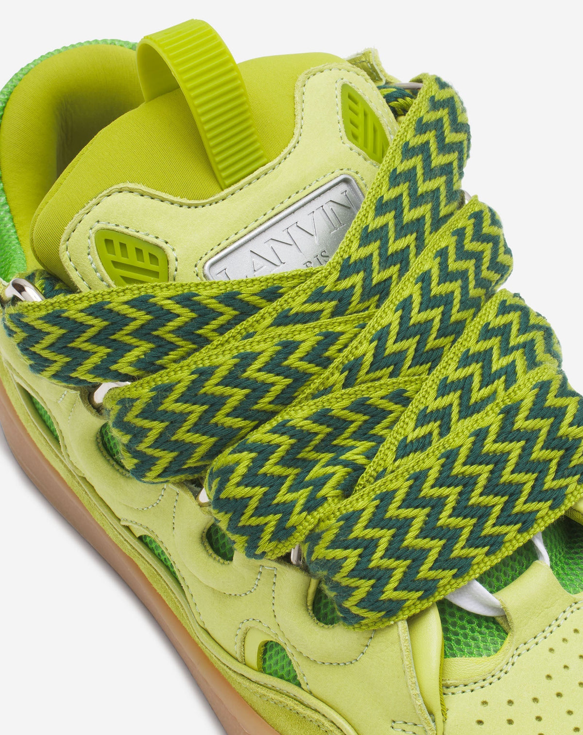 Baskets Curb en cuir - Vert