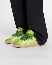 Baskets Curb en cuir - Vert