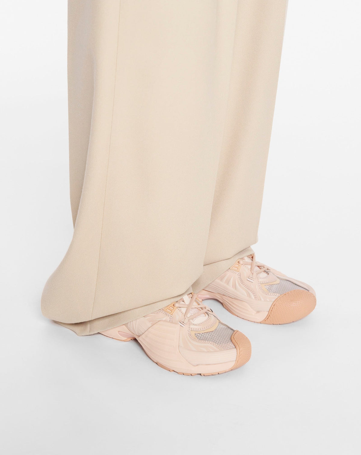 Lanvin flash-x sneakers - Nude