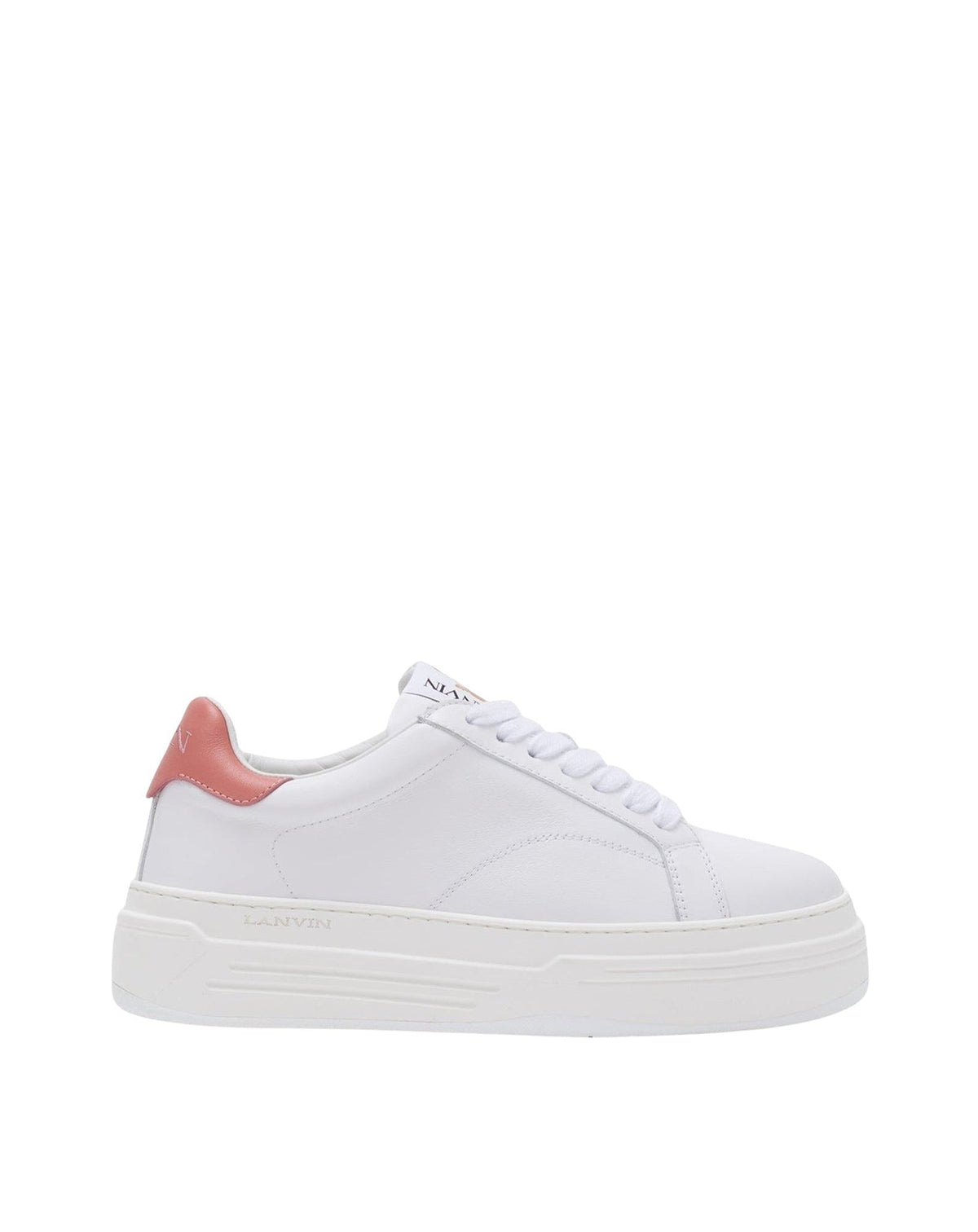 Sneakers ddb0 platforme - Blanc & rose